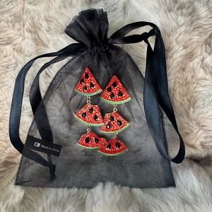 Francesca’s Watermelon Slice Earrings